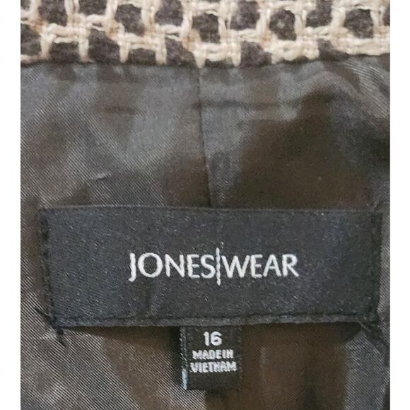 Jones Wear Blazer, Mink Multi, 16, NWT - Picture 8 of 11